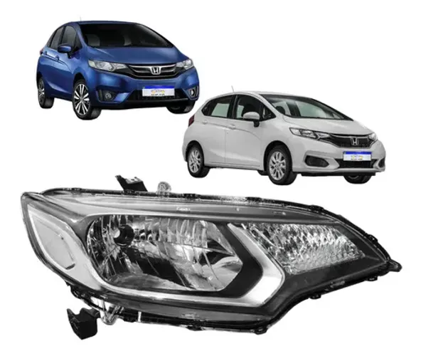 Farol Honda Fit 2015 2016 2017 2018 2019 2020 2021 Novo L.d Direito