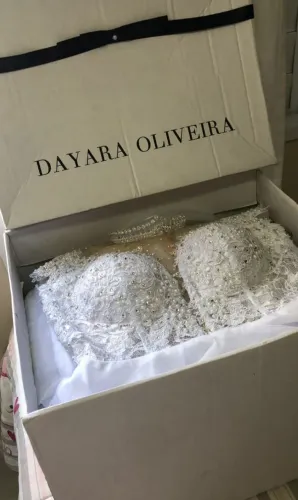 Vestido de Noiva 2 em 1, Dayara Oliveira 