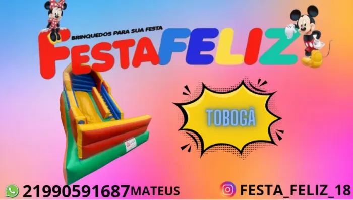 LOCAÇÃO DE TOBOGÃ