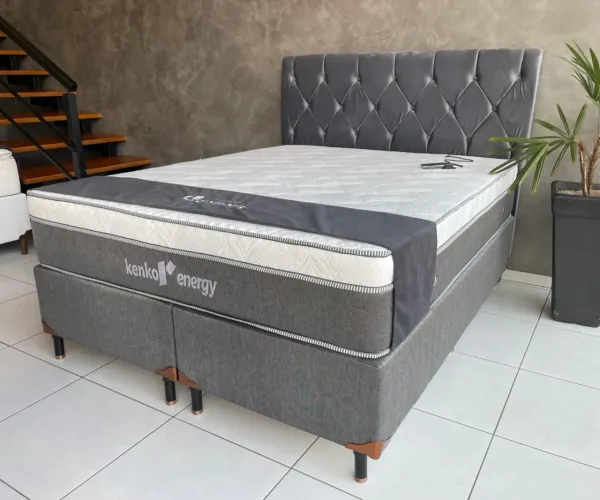Colchão Magnético Super king com sistema de Massagem + Box