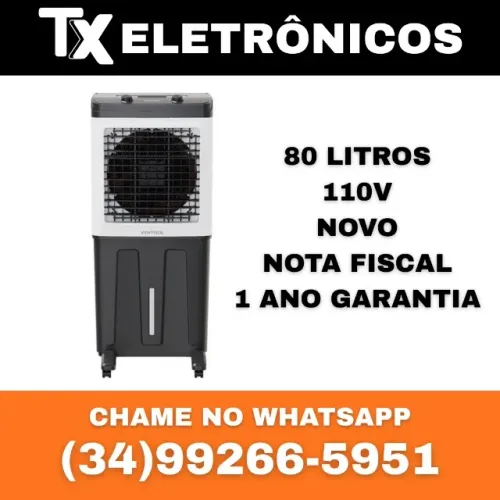 Climatizador 80litros 110v Ventisol - Black Friday Promoção Novo NF 1 ano garantia