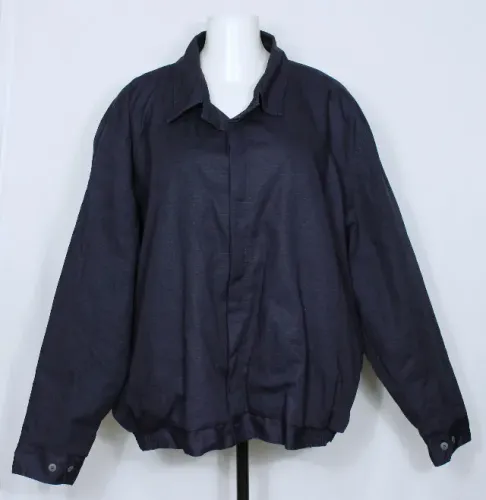 Casaco inverno azul marinho acolchoado inverno plus size - Veste 58/60 - Ref. 4273