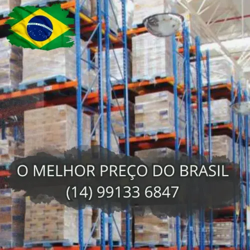 Porta palete estrutura de aço para armazenagem de produtos