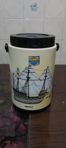 Balde de gelo antigo Termolar com Design de Navio