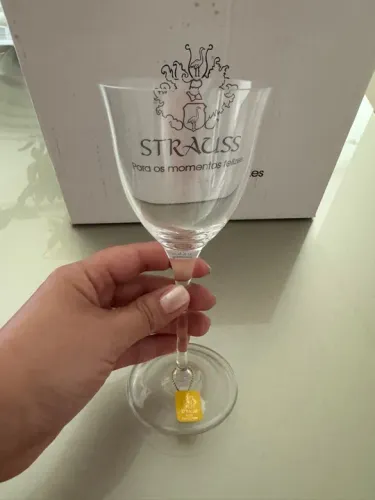 Jogo 6 Taças de Água Cristal Strauss