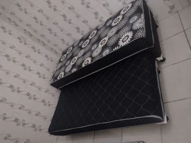 Cama Box Casal com Colchão já acoplado na base