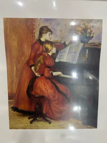 Gravura para Quadro - Aula de Música