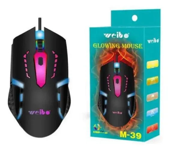 Mouse com fio gamer -M-39