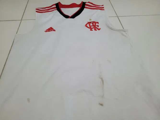Camisa Original Flamengo adidas Basquete Regata branca #11 