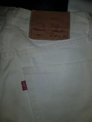 Calça Jeans feminina Levi's 515 Branca - W24 L30 original