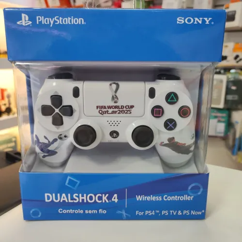Controle Dualshock 4 Edição FIFA World Cup Qatar 2025