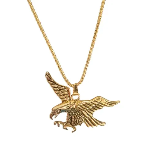 Cordão Geneva Águia Dourado Masculino