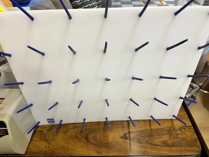 SUPORTE PARA SECAGEM DE VIDRARIAS DE PAREDE - 35 GANCHOS