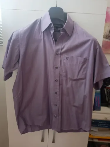Camisa Manga Curta Alver Klein - Lilás