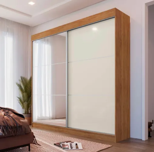 Guarda-Roupa Moderno com Portas de Correr