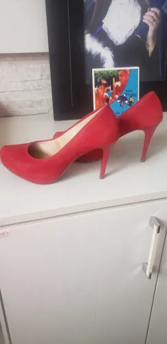 SAPATO SCARPAN CAMURÇA VERMELHO