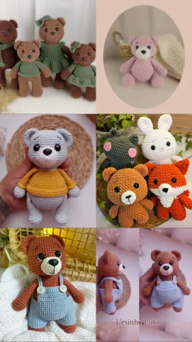 Safari Amigurumi Decoração Chá Bebê Maternidade Presente Criança Animais Artesanal