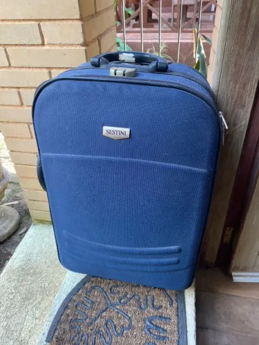 Mala de Viagem com Rodinhas Sestini Grande Azul