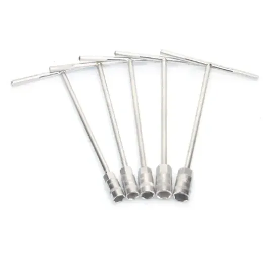 Chave T Longa 8 ao 14 mm, / chave de vela /chave de boca  