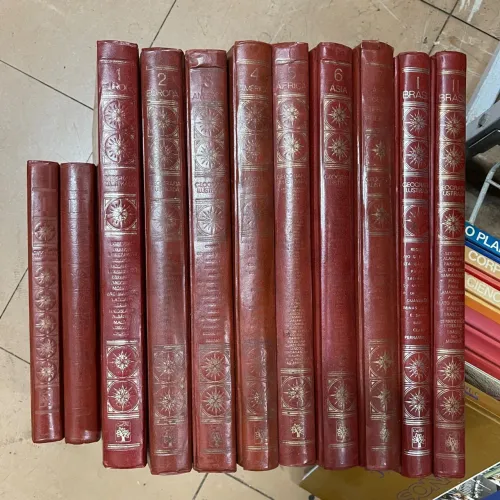 Coleção de Livros Geografia Ilustrada 11 volumes completa