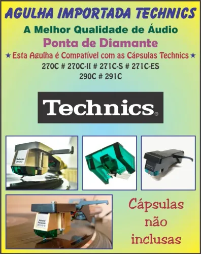 Agulha Importada Toca Discos Panasonic Technics EPC 270