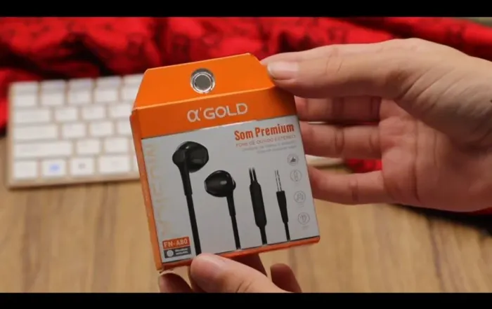 Fones de Ouvido Kaidi - H'Maston - A'Gold Som Premium P2 