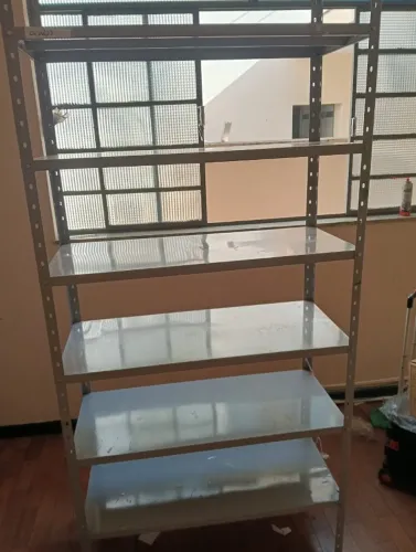 04 ESTANTES DE AÇO REFORÇADA - 06 PRATELEIRAS - 1,98 M