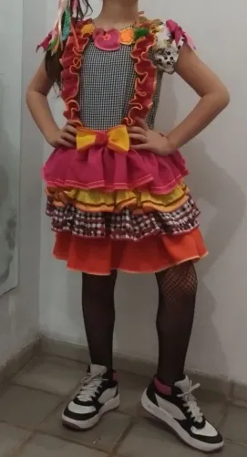 Vestido de São João 8 anos!