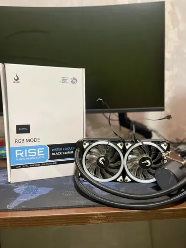 Water cooler rose mode gamer Black rgb 240mm, um ano de uso