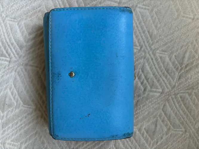 CARTEIRA AZUL KATE SPADE