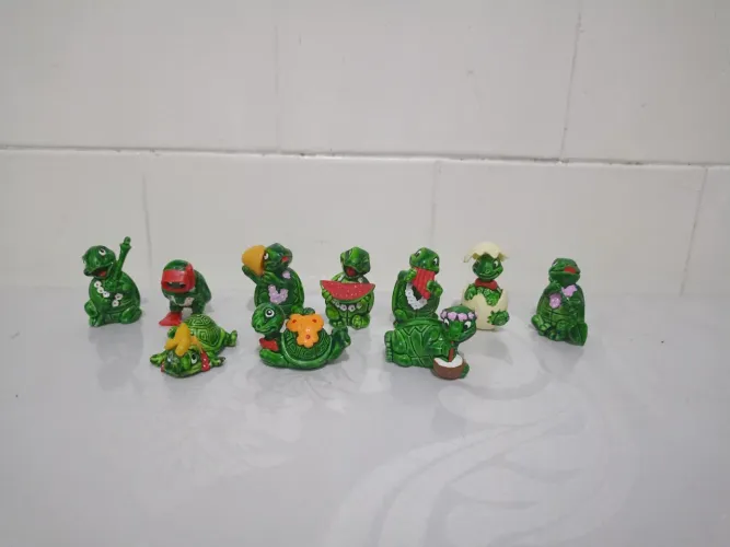 Coleção De Tartalegres Tartarugas Ferrero-Kinder ovo