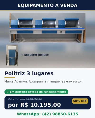 Politriz 3 lugares