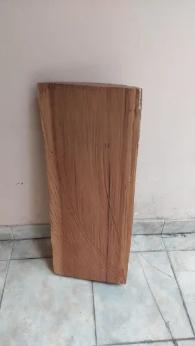 Tampo de Madeira Forte Rustico Cru Decoração
