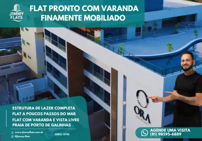 Apartamento à venda no ORA BEACH RESIDENCE, PORTO DE GALINHAS, Ipojuca, PE