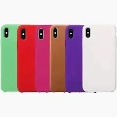 Capa Case siliconada iphone Xs Max várias cores 