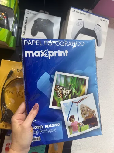 Papel fotográfico adesivo 135g com 50 folhas