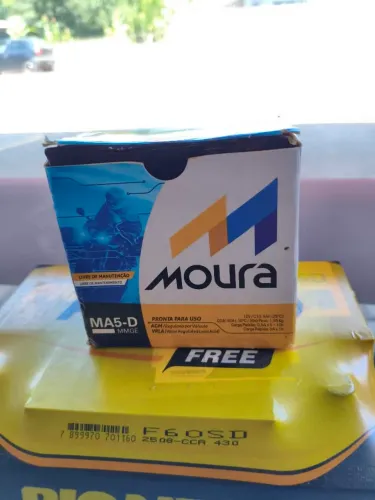 Bateria de moto nova 