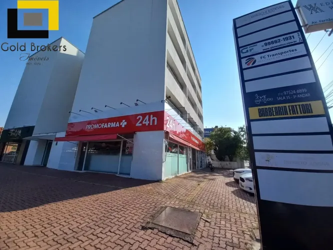 SALA COMERCIAL DE 55M² NO EDIFÍCIO WM II, EM FRENTE A PREFEITURA DE VARZEA PAULISTA