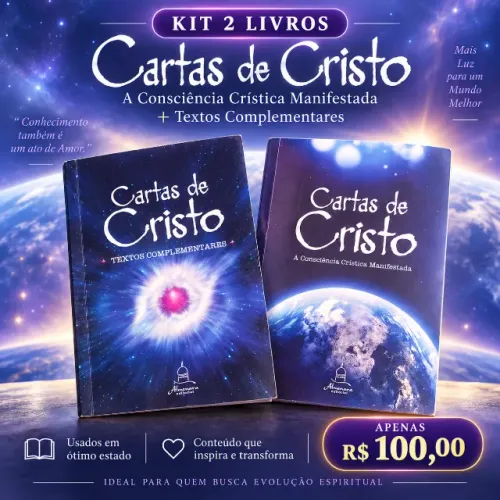 Kit 2 Livros Cartas de Cristo Usados em Excelente Estado por R$ 100