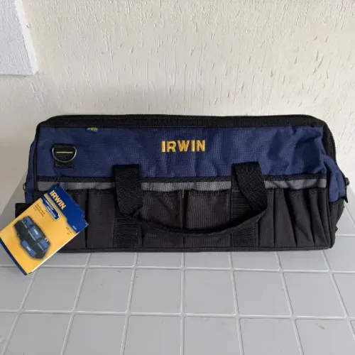NOVO - Bolsa Mala Ferramentas Irwin Standard 24 Reforçada Profissional Marceneiro NF