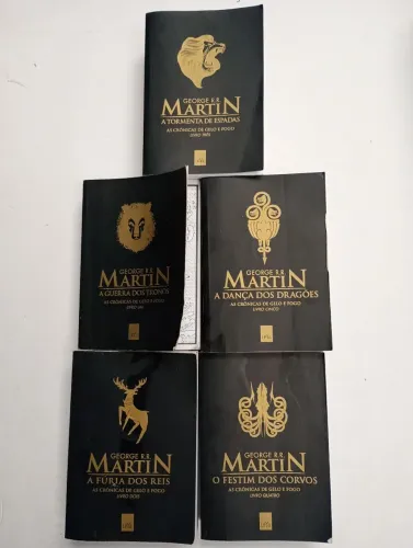Coleção As Crônicas de Gelo e Fogo (5 Livros) - George R.R. Martin