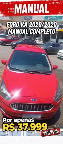 Ford KA 1.0 Se/se Plus Tivct Flex 5P 2020