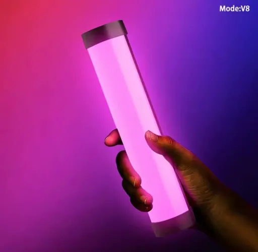 Bastão de LED RGB 2000mAh Luxceo V8