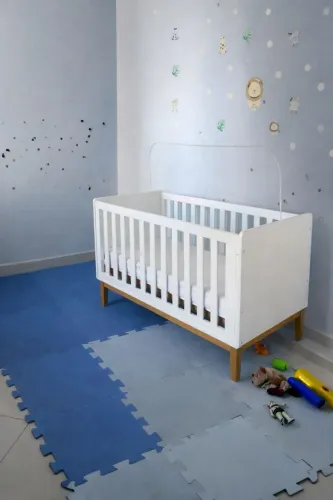 Berço 2x1 Americano Matic vira cama 