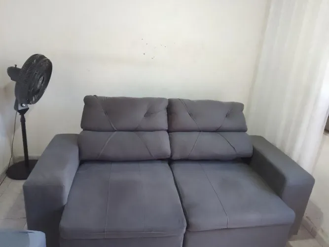 Sofá 3 lugares retrátil e reclinável