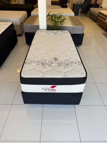 Cama Box Solteiro SR LIFE SEMINOVA - ENTREGO