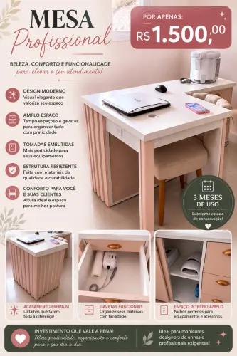 Mesa de manicure