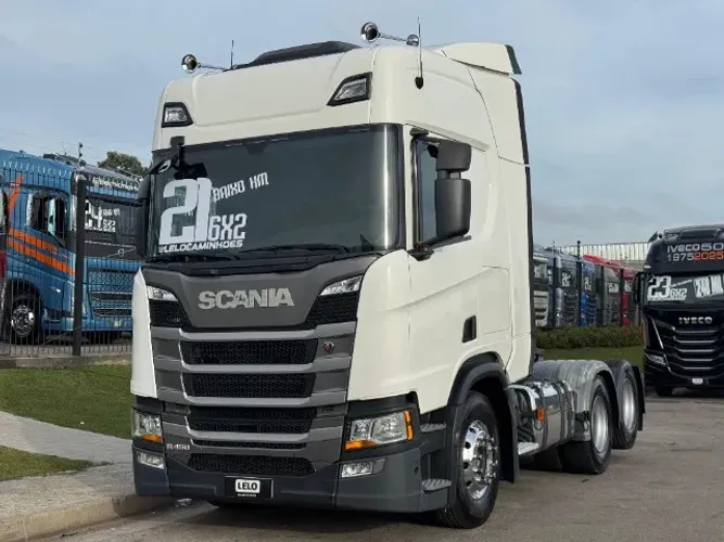 Scania R450 6x2 Highline Ano 2021 Teto Alto Ar Condicionado Motor Euro 5 Baixo Km