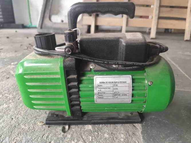 Bomba de Vácuo Duplo Estágio de 5 CFM (Modelo ET140)