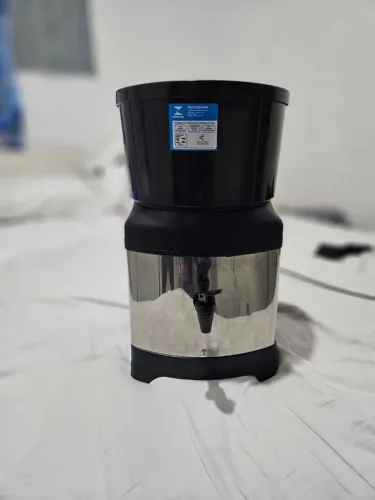 Filtro 6L base inox cuba em barro